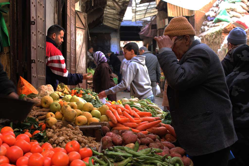 Il mercato giornaliero nei suk di Fez in Marocco - blog di viaggi