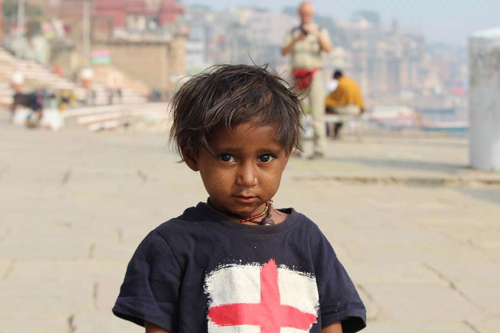 I volti dei bambini indiani a Varanasi in India - Blog di viaggi