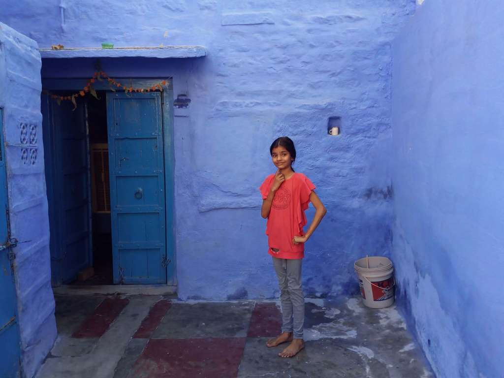 Una bambina indiana a Jodphur in India - Blog di viaggi