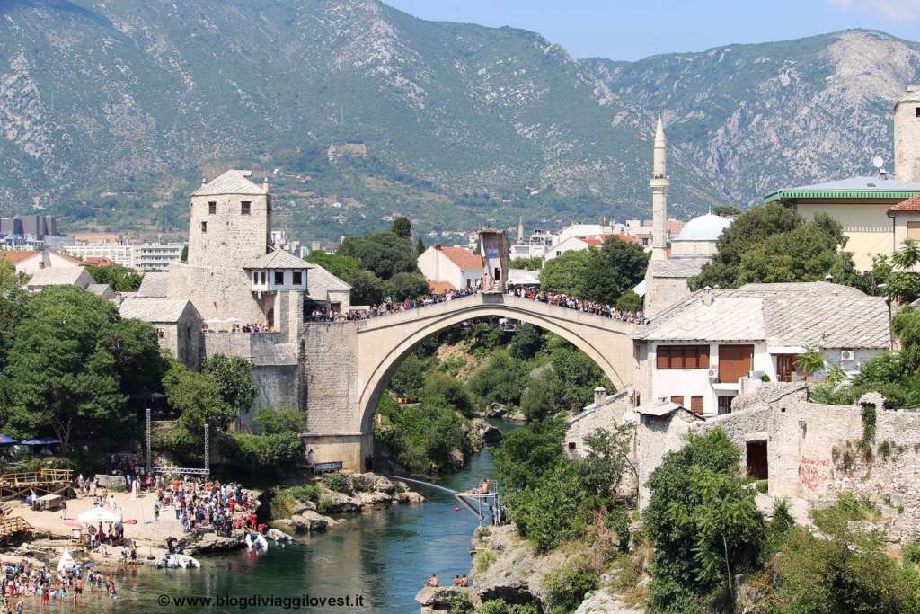 Veduta sul Ponte di Mostar - Blog di viaggi