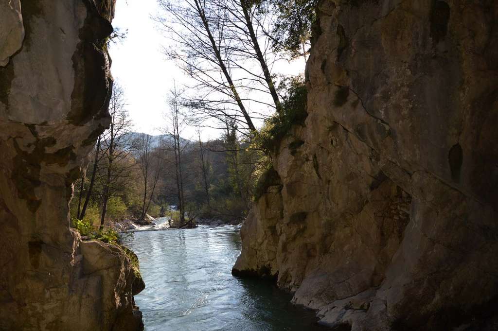 Ingresso della gola del Sammaro - Blog di viaggi