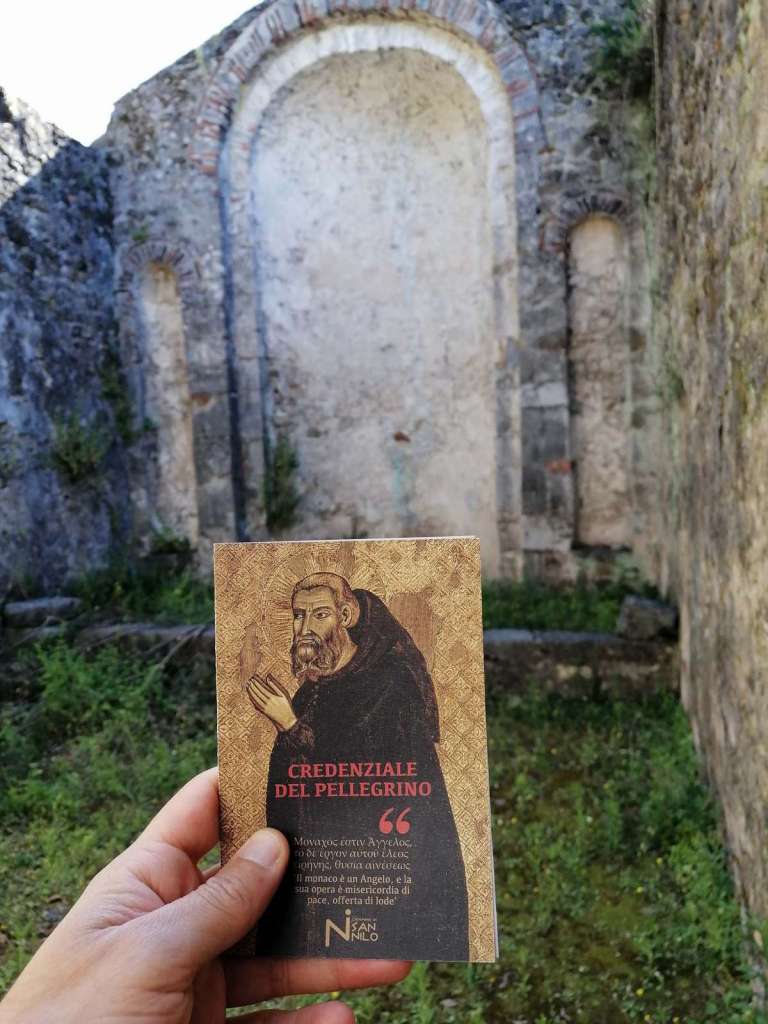 La credenziale del cammino di San Nilo nel Cilento - Blog di viaggi