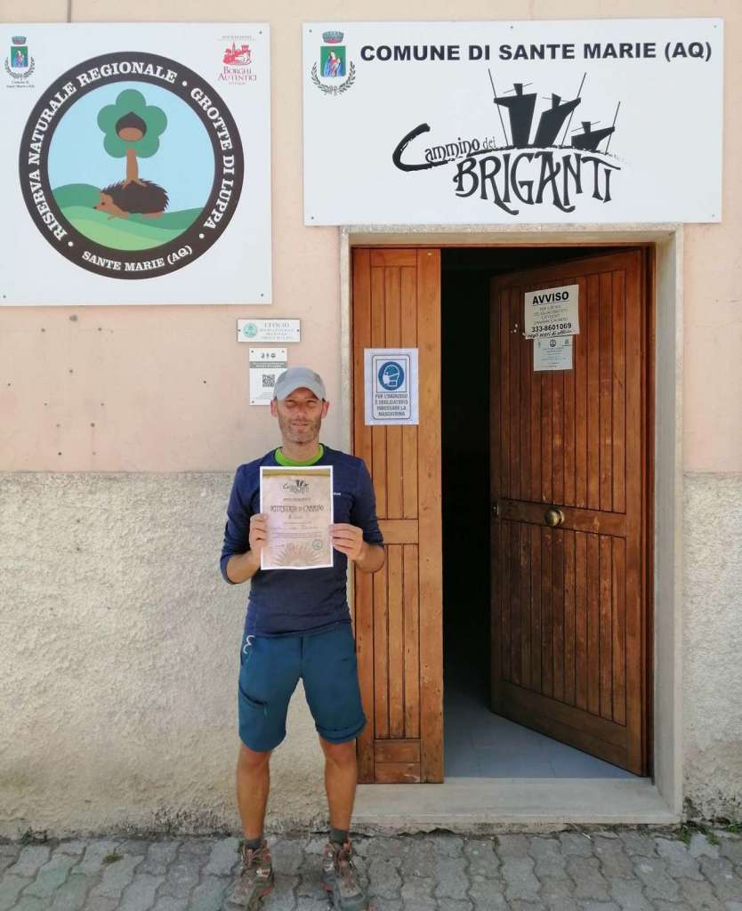 Fabio Sansone conclude il Cammino dei Briganti - Blog di viaggi