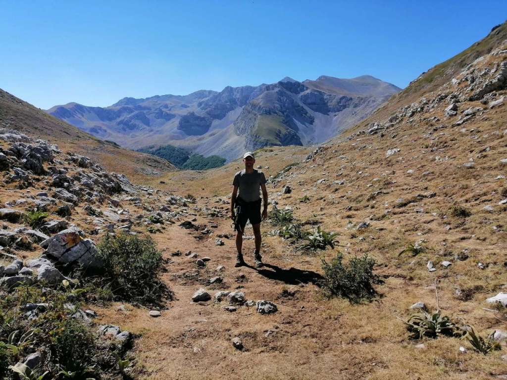 Fabio Sansone in escursione sul lago della Duchessa - blog di viaggi