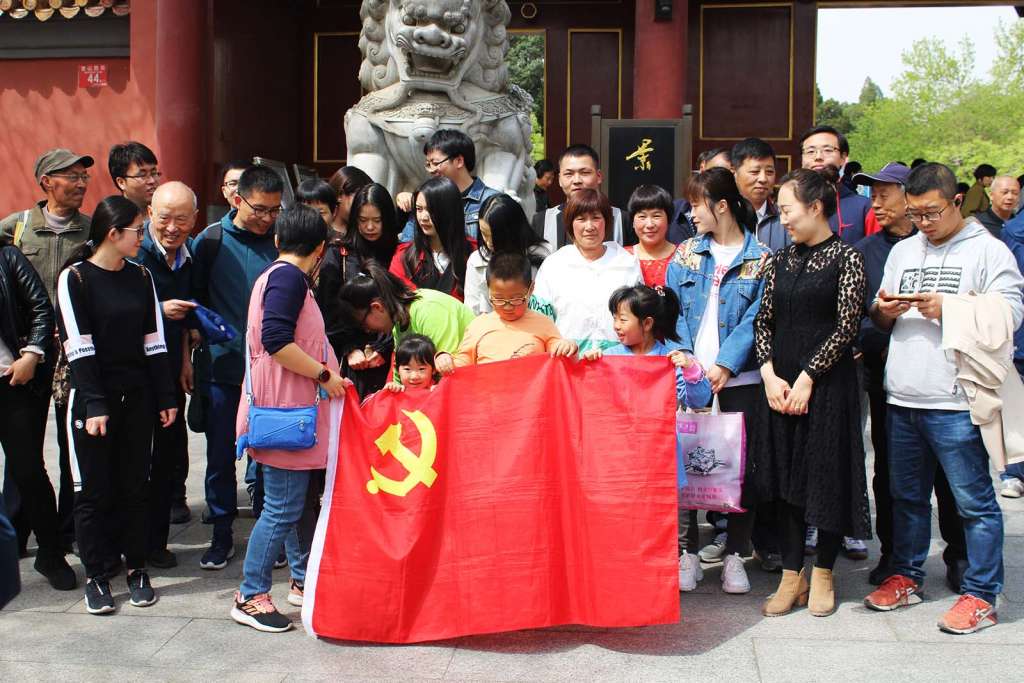 Gruppo turistico cinese a Pechino - blog di viaggi