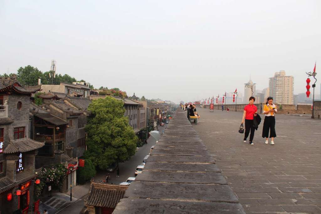 Le antiche mura della città di Xi'An in Cina - blog di viaggi