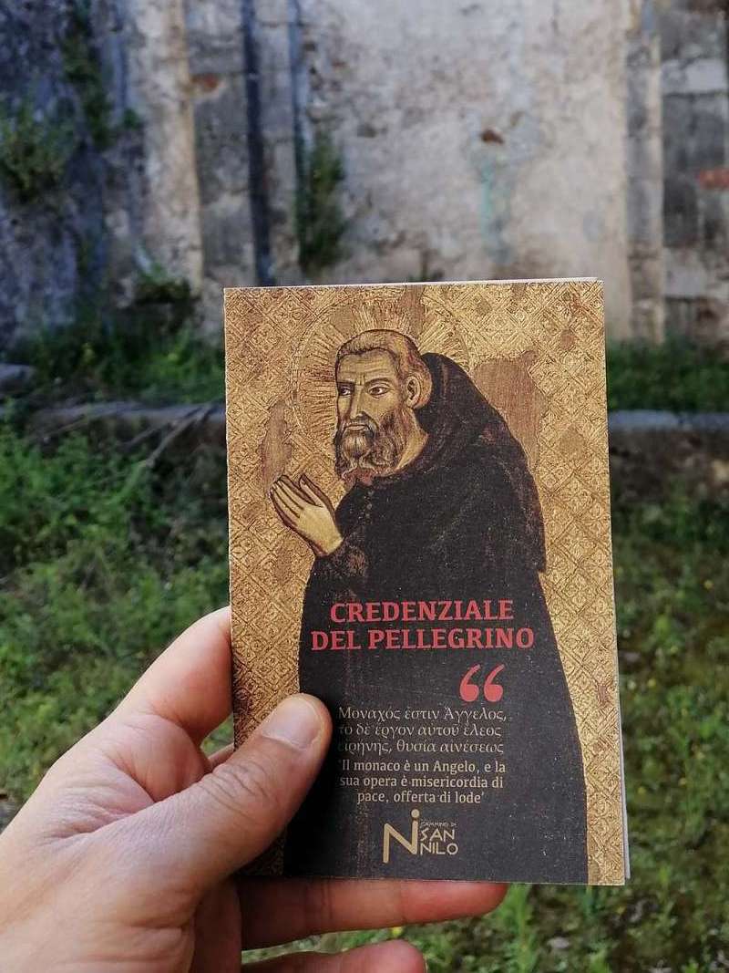 La credenziale del cammino di San Nilo nel Cilento - Blog di viaggi