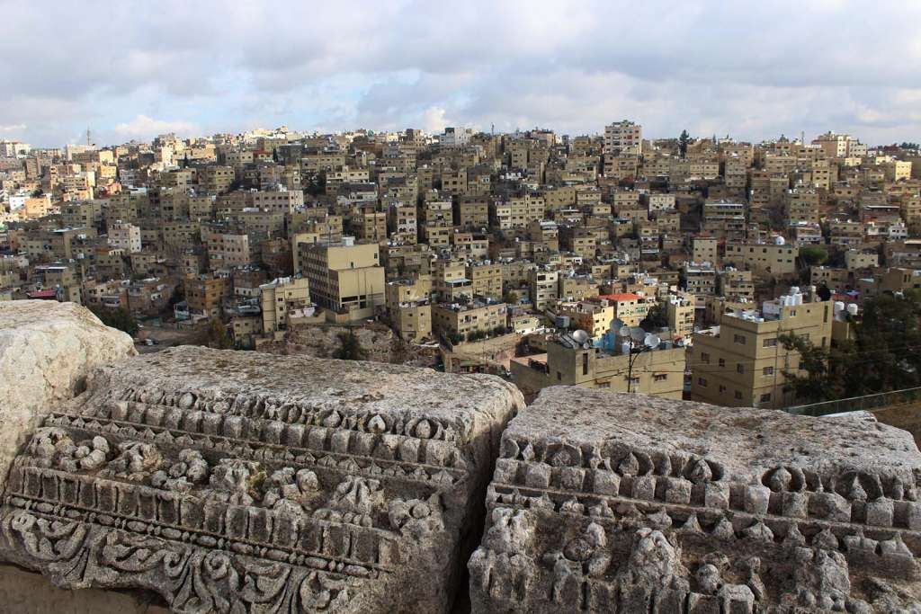 La città di Amman vista dall'alto - blog di viaggi