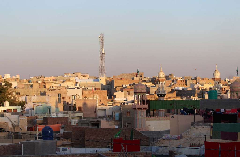Panoramica sulla città di Bikaner nel Rajasthan - blog di viaggi