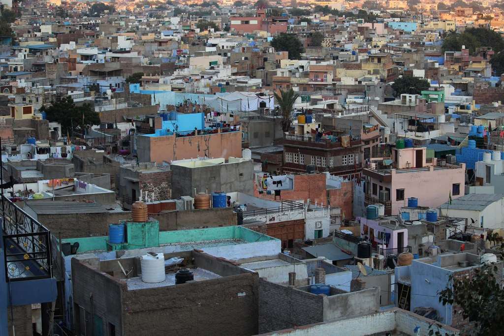 La città di Jodhpur con le sue abitazioni dipinte di blu - blog di viaggi