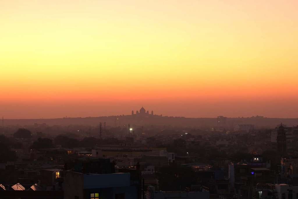 L'alba vista dalla città di Jodhpur in India - blog di viaggi