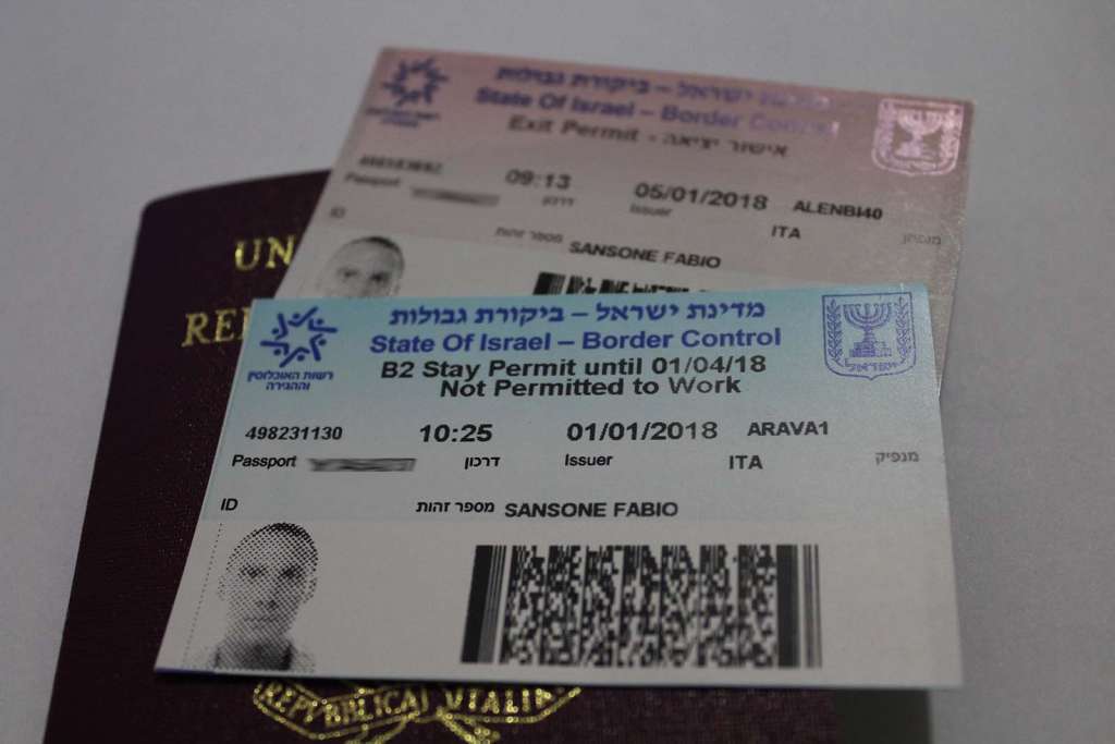 Il visto in ingresso ed uscita da Israele - blog di viaggi