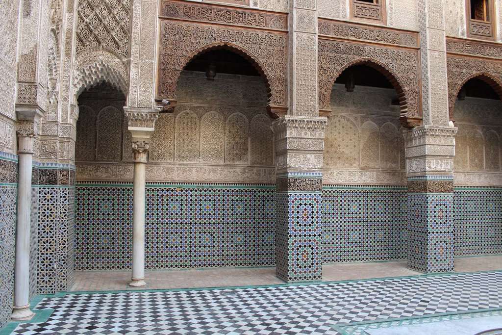 Madrasa Bou Inania da visitare a Fez in Marocco - blog di viaggi