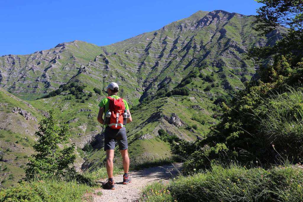 Fabio Sansone in escursione sul Monte Gorzano - blog di viaggi