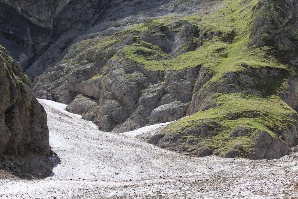 Il canale innevato sul Fondo della Salsa - blog di viaggi