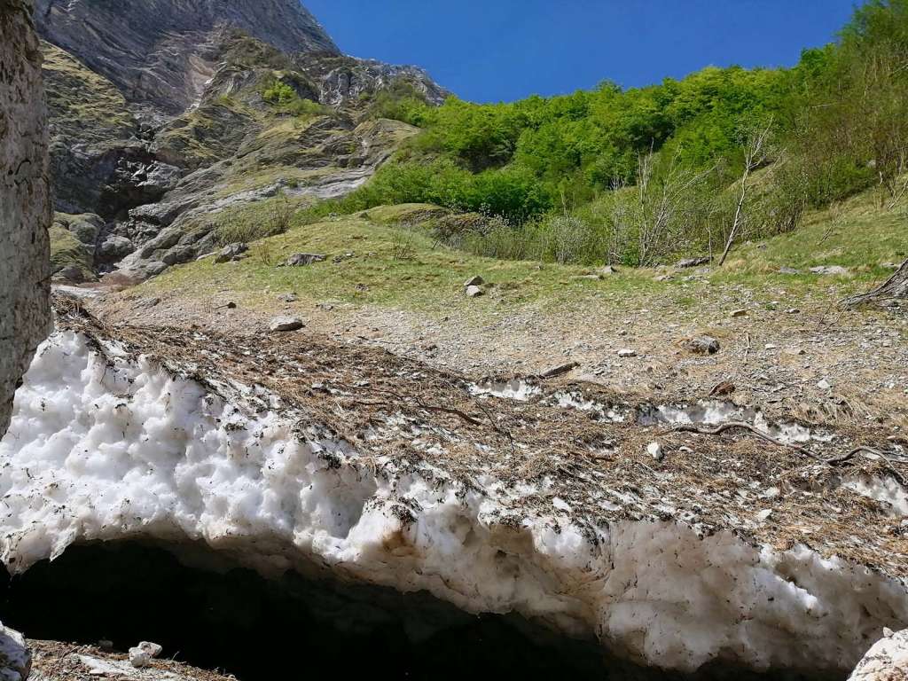Il ghiacciaio sul Fondo della Salsa - blog di viaggi 