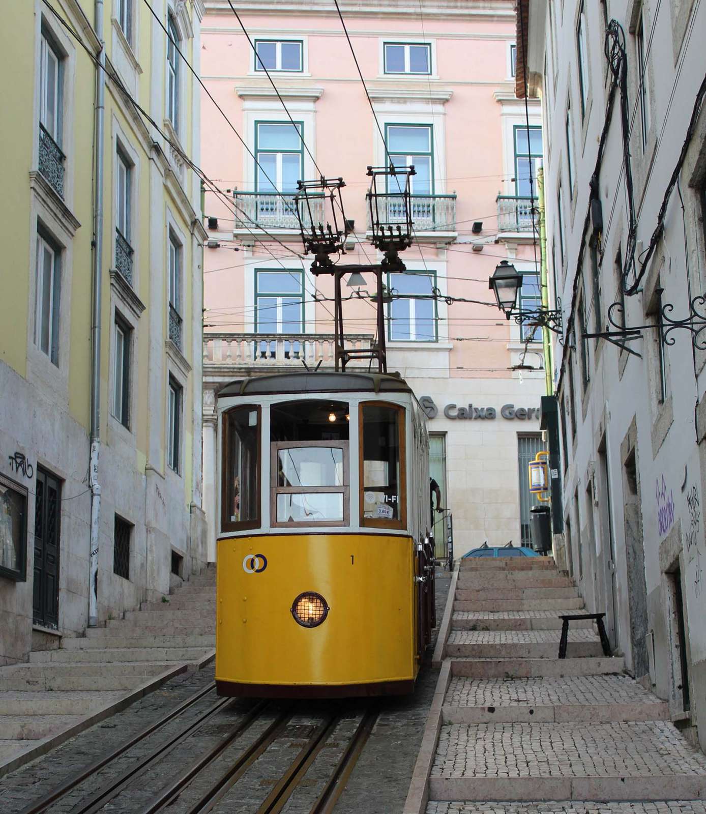 dove vedere passare la funicolare Bica - Lg. Calhariz a Lisbona - blog di viaggi
