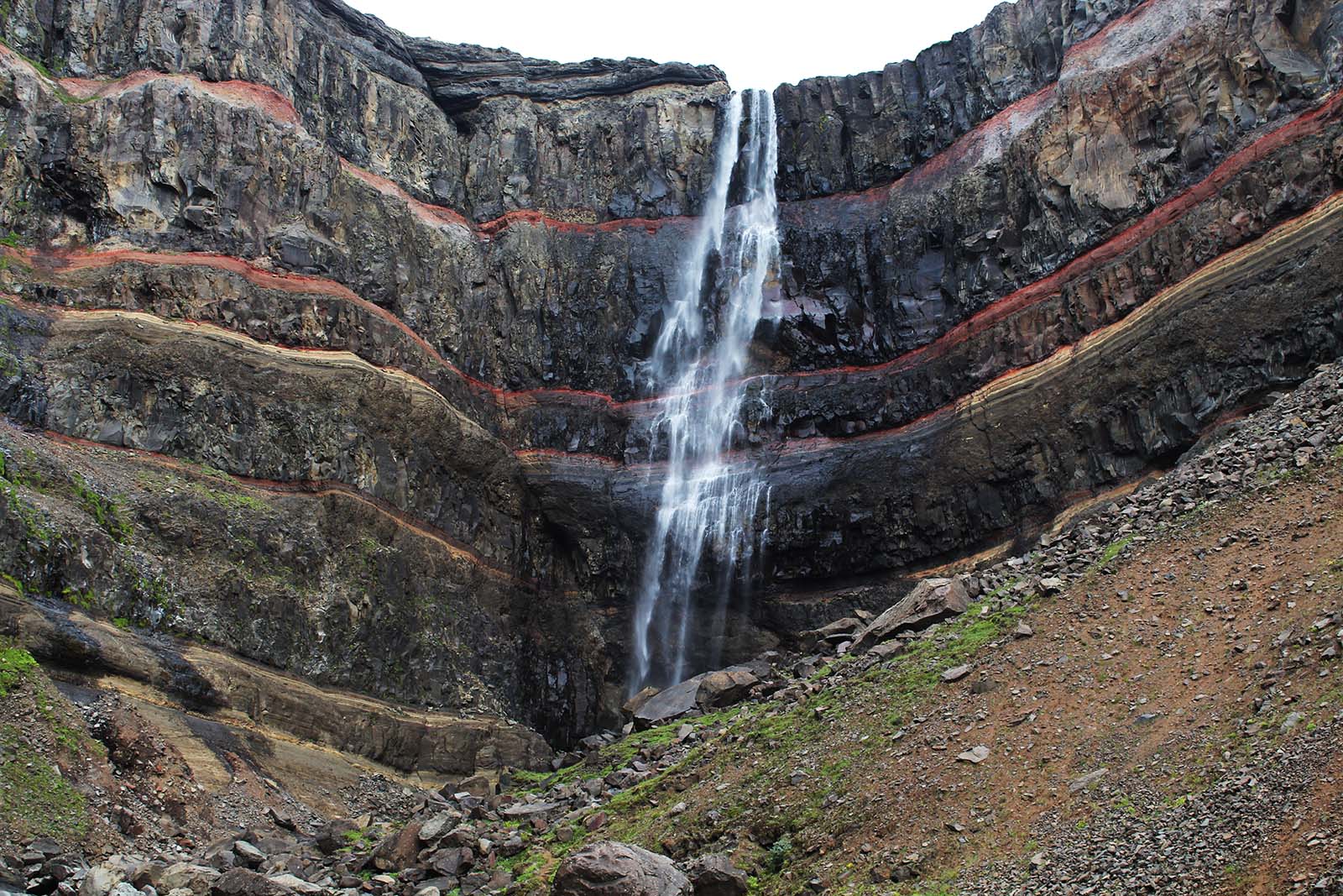 La seconda cascata più alta di Islanda: Hengifoss - blog di viaggi