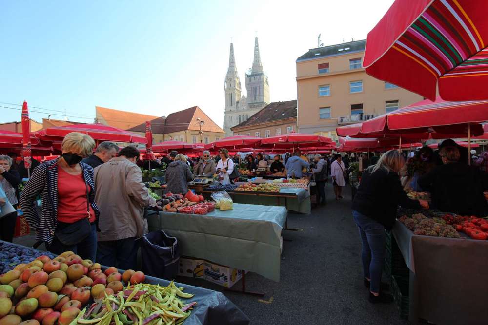 Dolac: il mercato cittadino a Zagabria - blog di viaggi