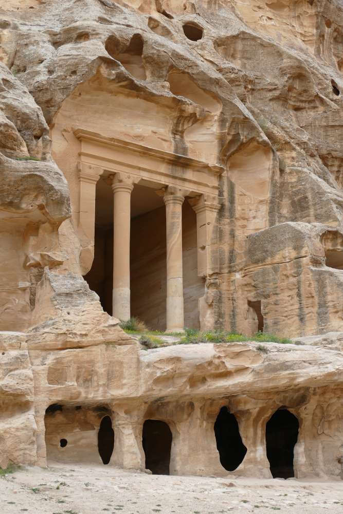 trekking per raggiungere Little Petra dal Monastero - blog di viaggi