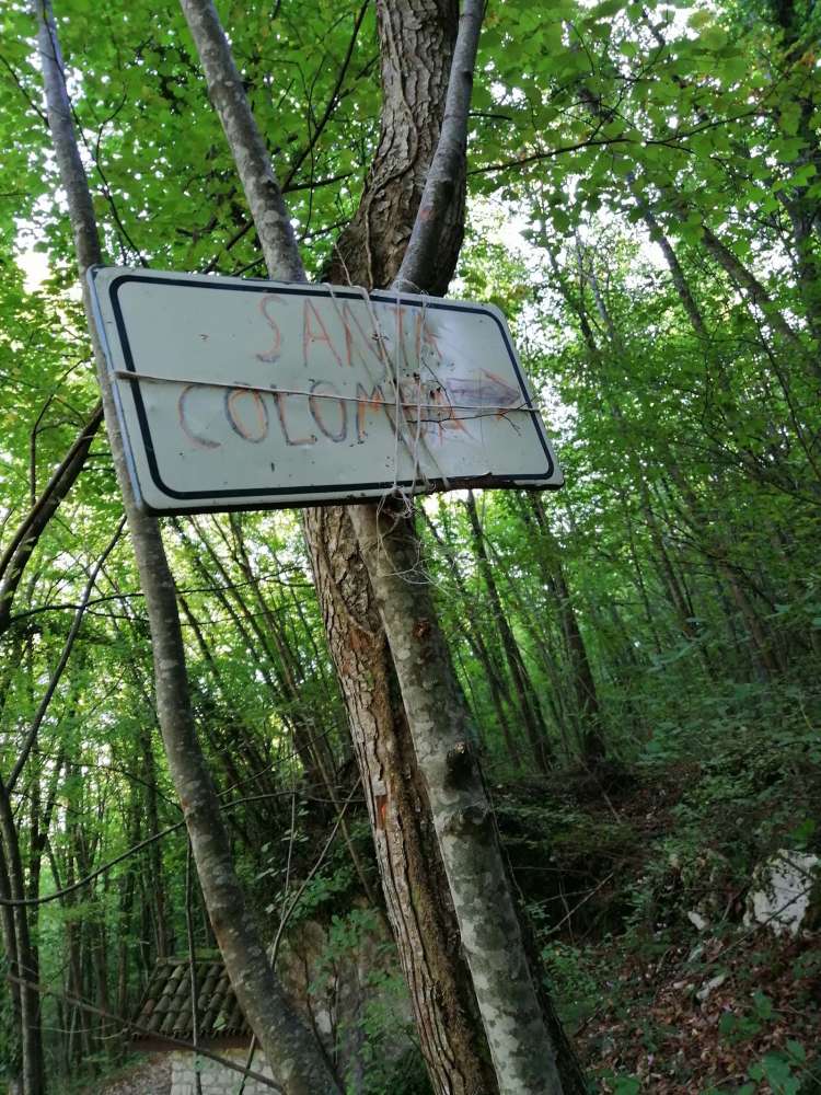 indicazioni per raggiungere l'Eremo di Santa Colomba in Abruzzo - blog di viaggi