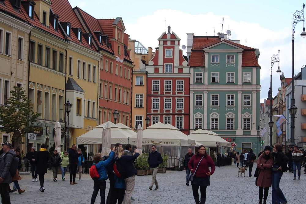 I colori della piazza Rynek a Breslavia - blog di viaggi