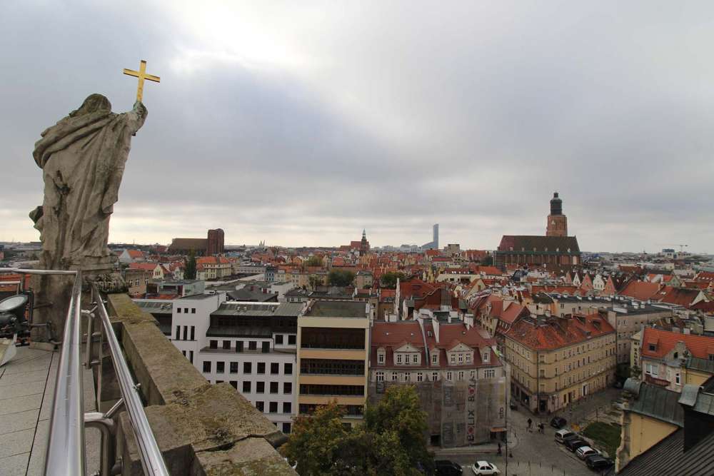 Breslavia dall'alto vista dalla torre dell'università - blog di viaggi