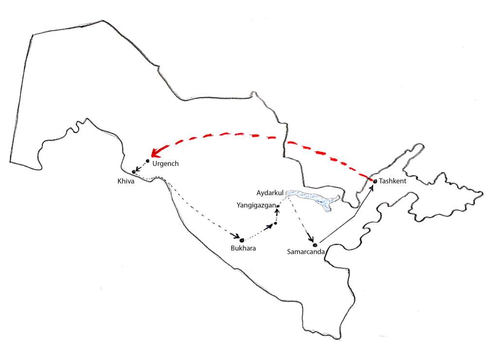 itinerario di viaggio in Uzbekistan in 7 giorni - blog di viaggi