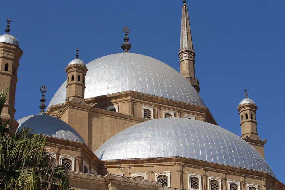 le cupole della moschea di mohammed ali nella cittadella del Cairo - blog di viaggi