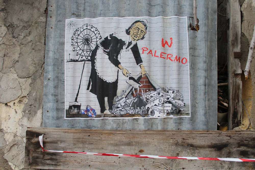 Murale nel quartiere del Capo a Palermo - blog di viaggi