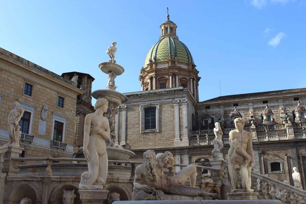 Fontana Pretoria a Palermo - blog di viaggi