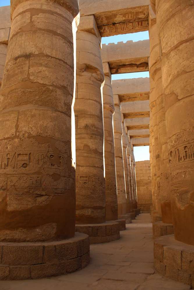 Colonne del tempio di Karnak a Luxor - blog di viaggi