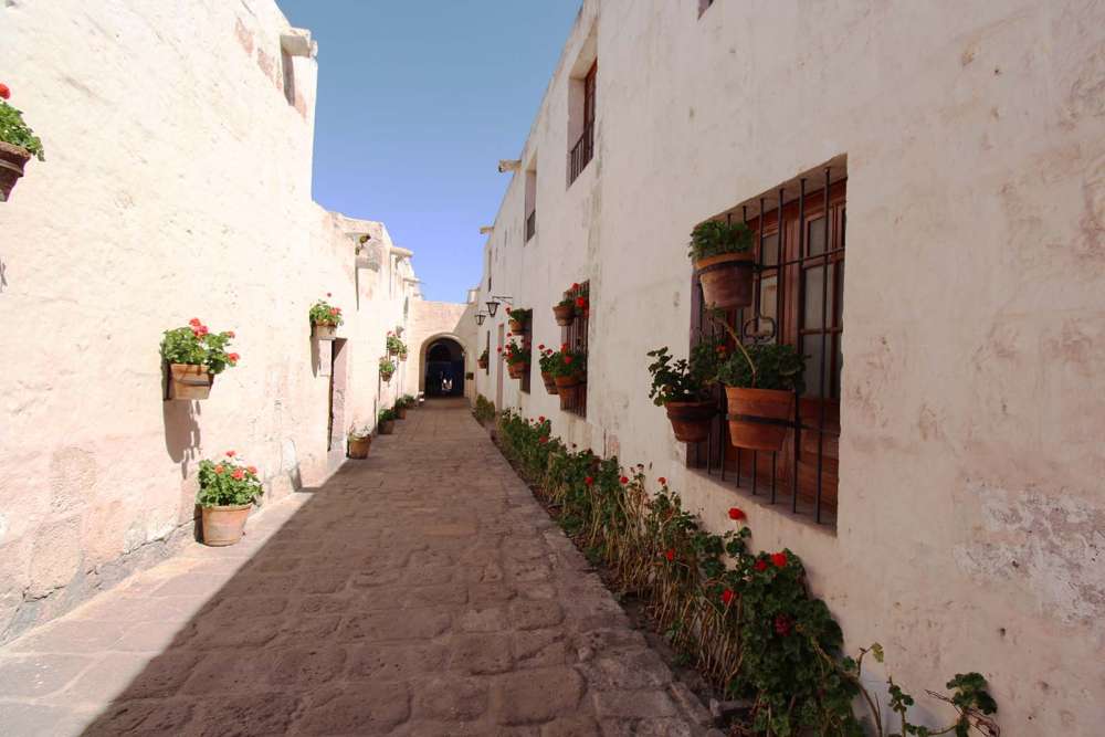 all'interno del Monastero di santa Catalina ad arequipa in perù - blog di viaggi
