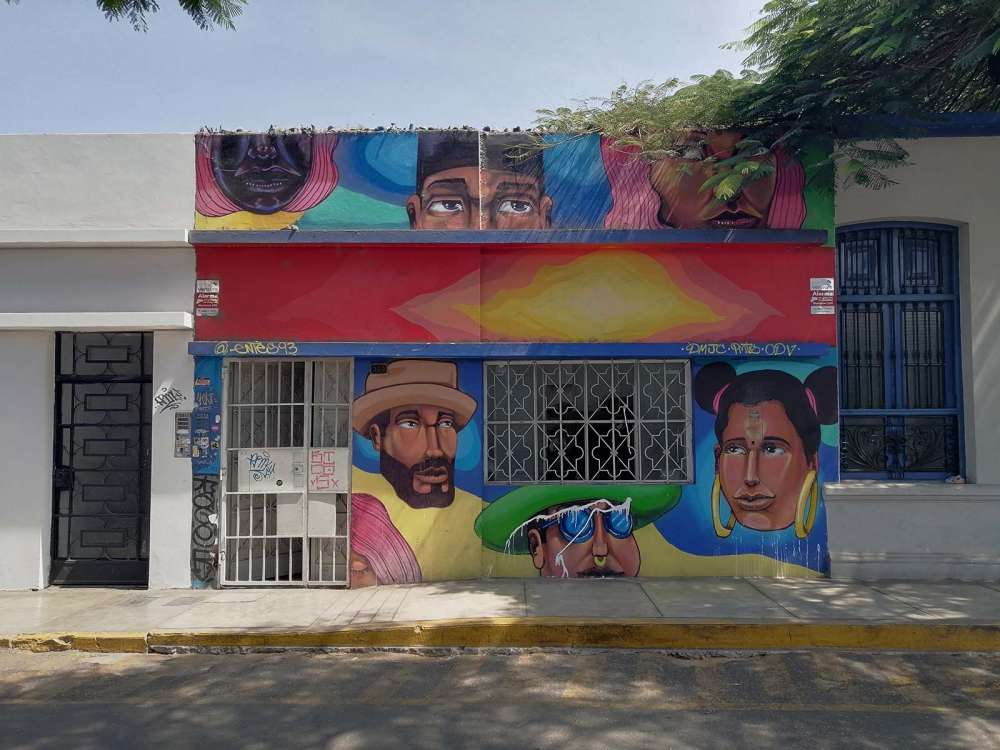 murale nel quartiere Barranco di Lima - blog di viaggi