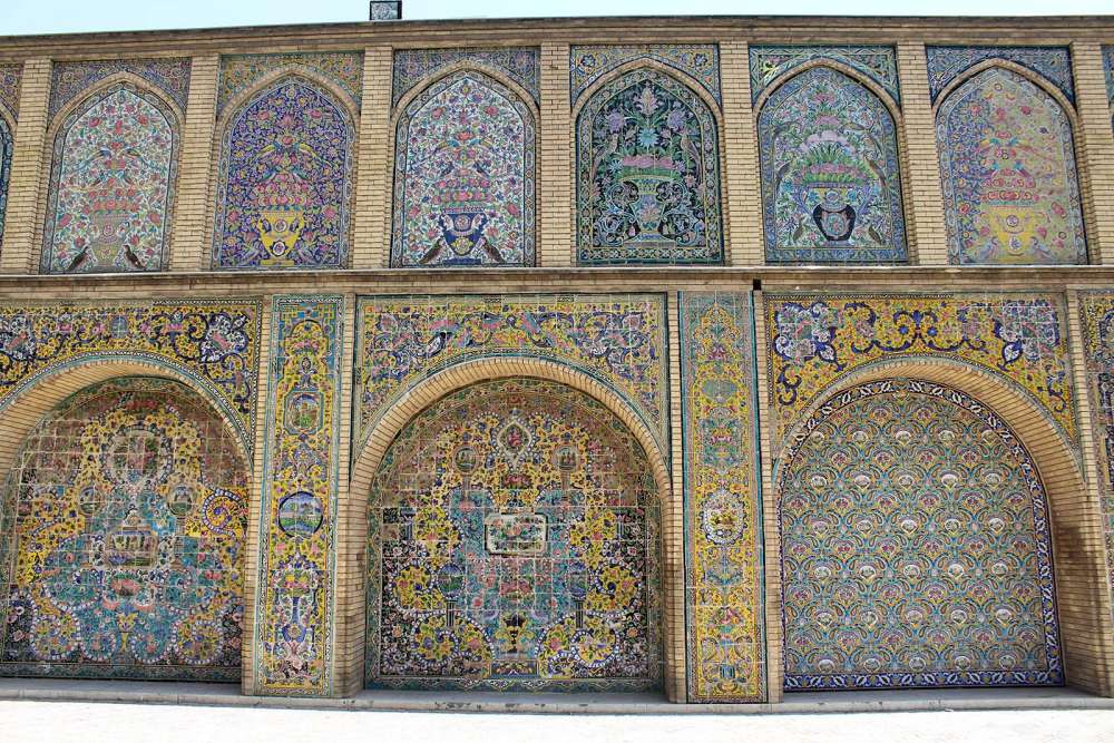 i mosaici del palazzo Golestan a Teheran - blog di viaggi