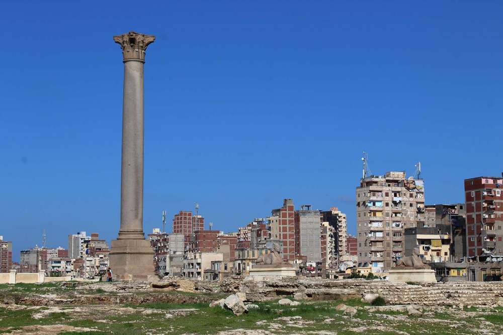 sito archeologico ad Alessandria d'Egitto: la colonna di Pompe - blog di viaggi