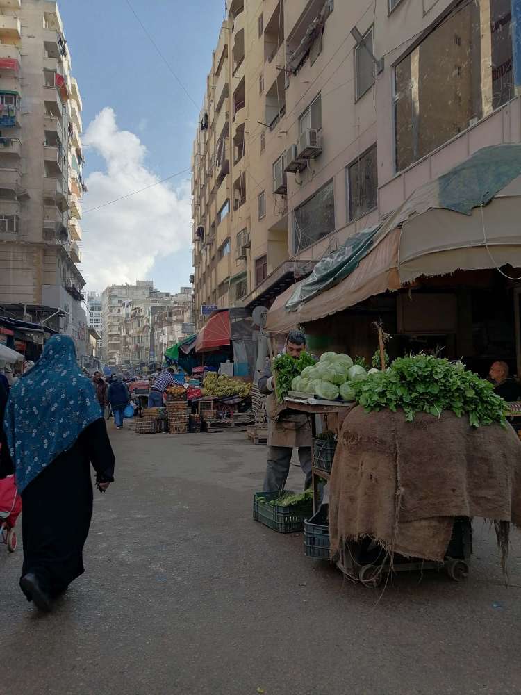 mercati per le strade di Alessandria d'Egitto - blog di viaggi