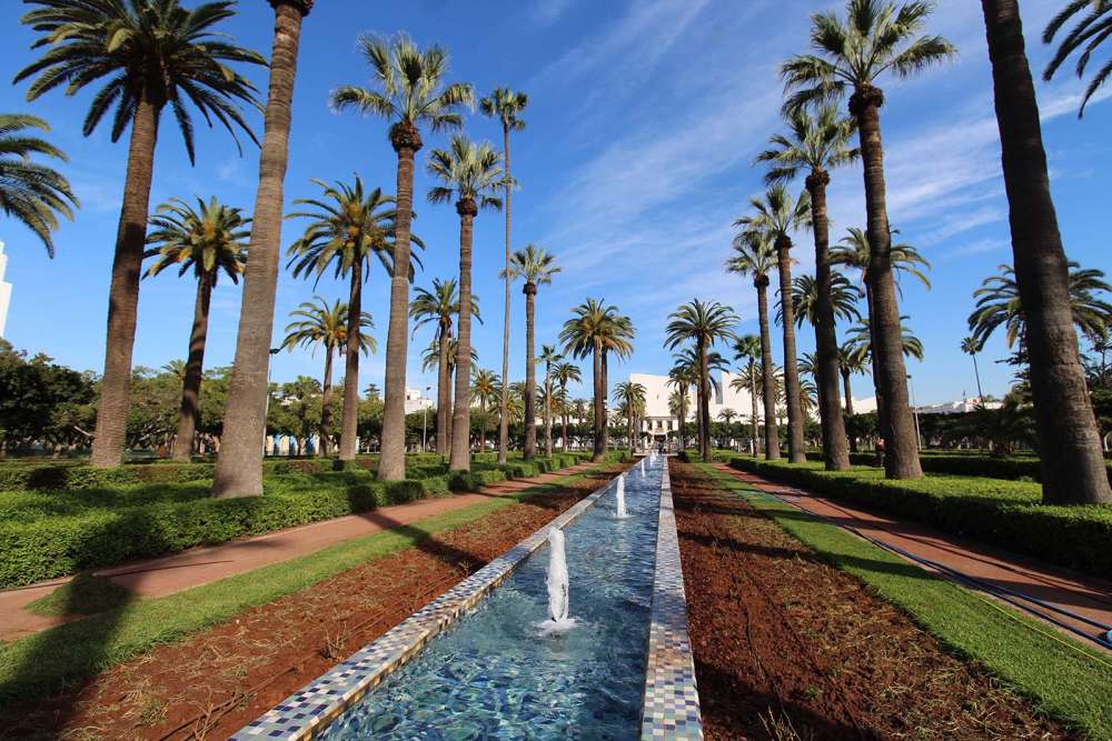 parco della lega araba a Casablanca - blog di viaggi