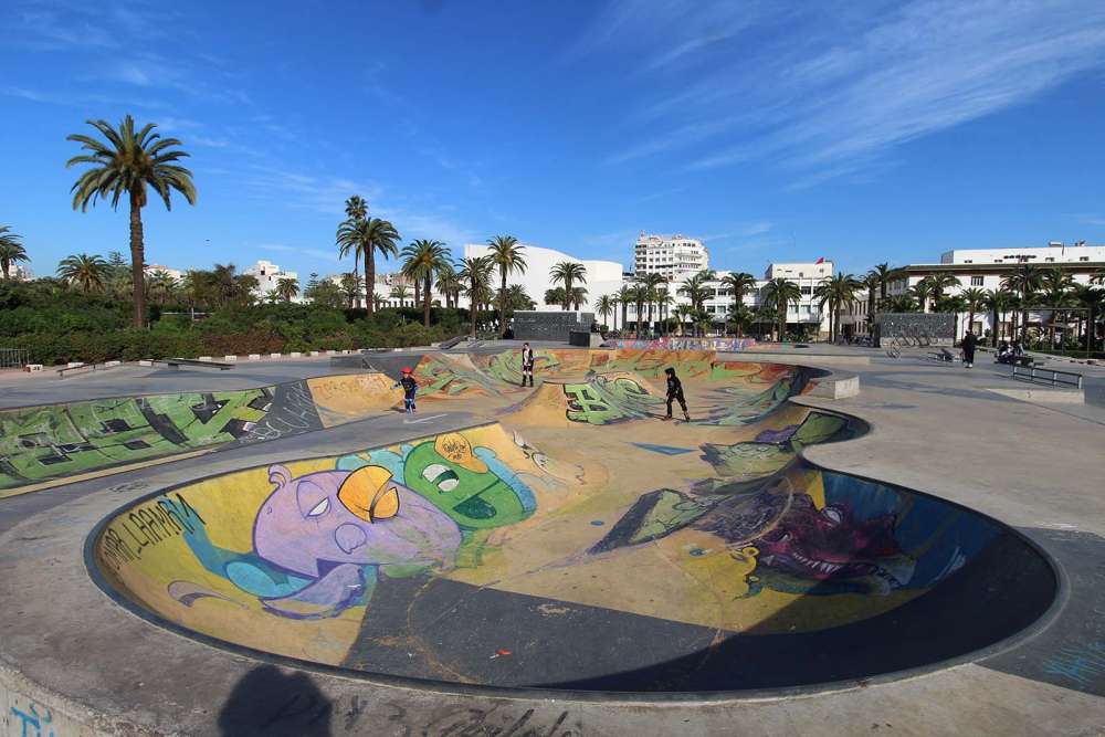 lo skatepark di Casablanca - blog di viaggi
