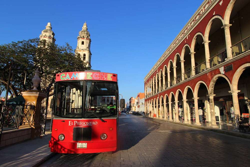 Piazza dell'indipendenza a San Francisco de Campeche in Messico - blog di viaggi