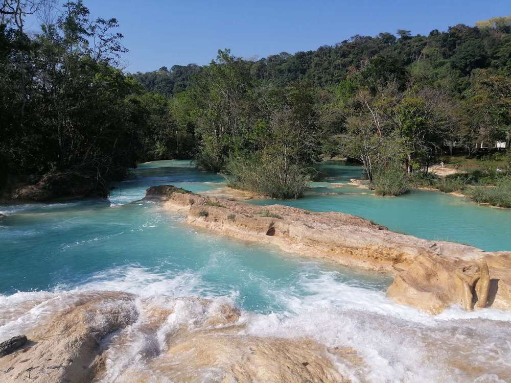 cascate e piscine naturali di agua azul in Messico - blog d viaggi