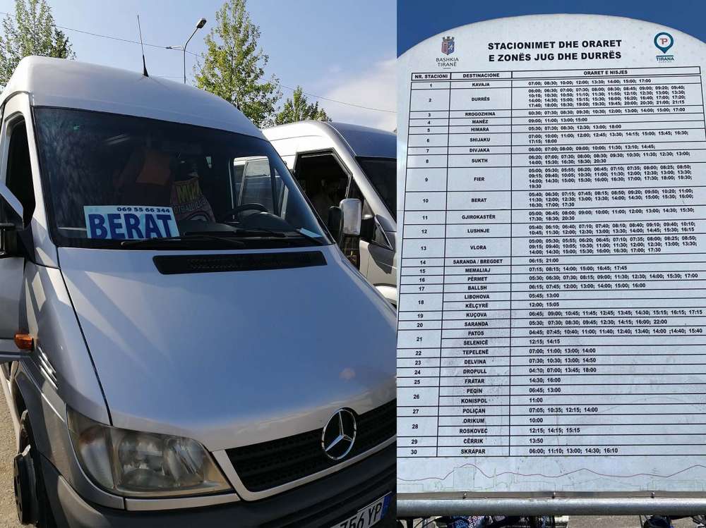 Come raggiungere Berat da Tirana - blog di viaggi
