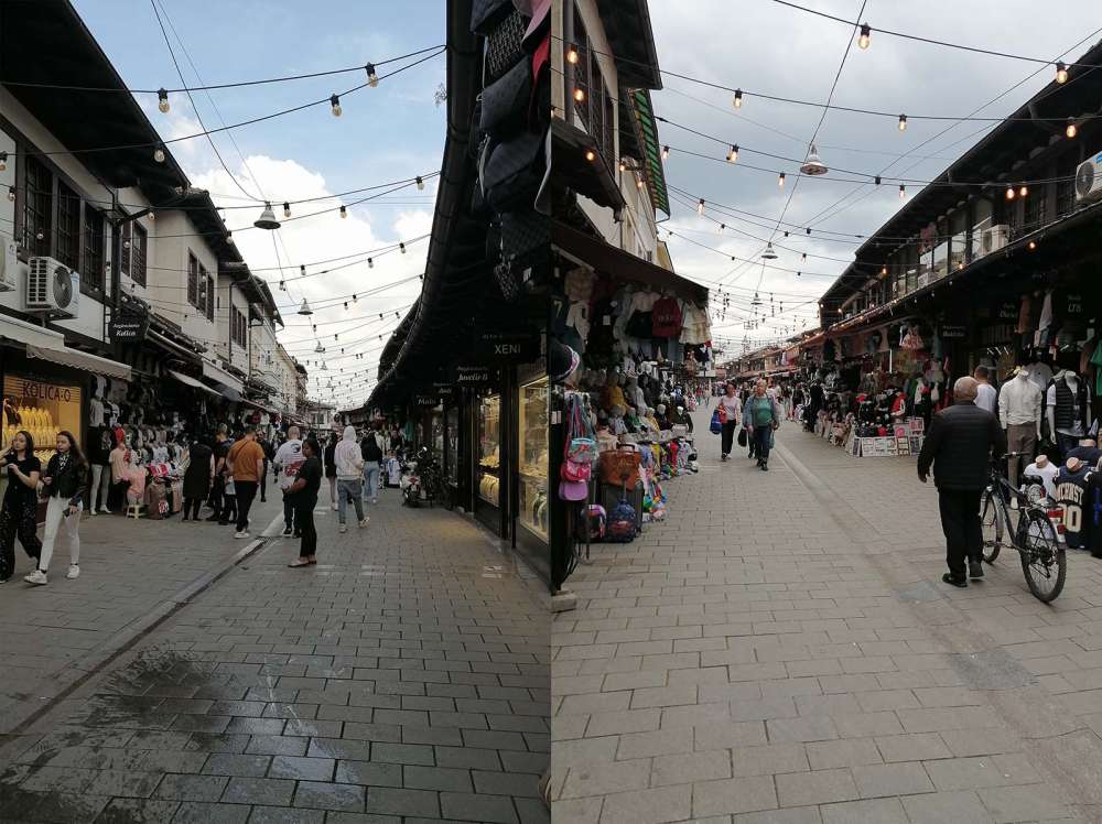 Gran Bazar nel villaggio di Peje in Kosovo - blog di viaggi
