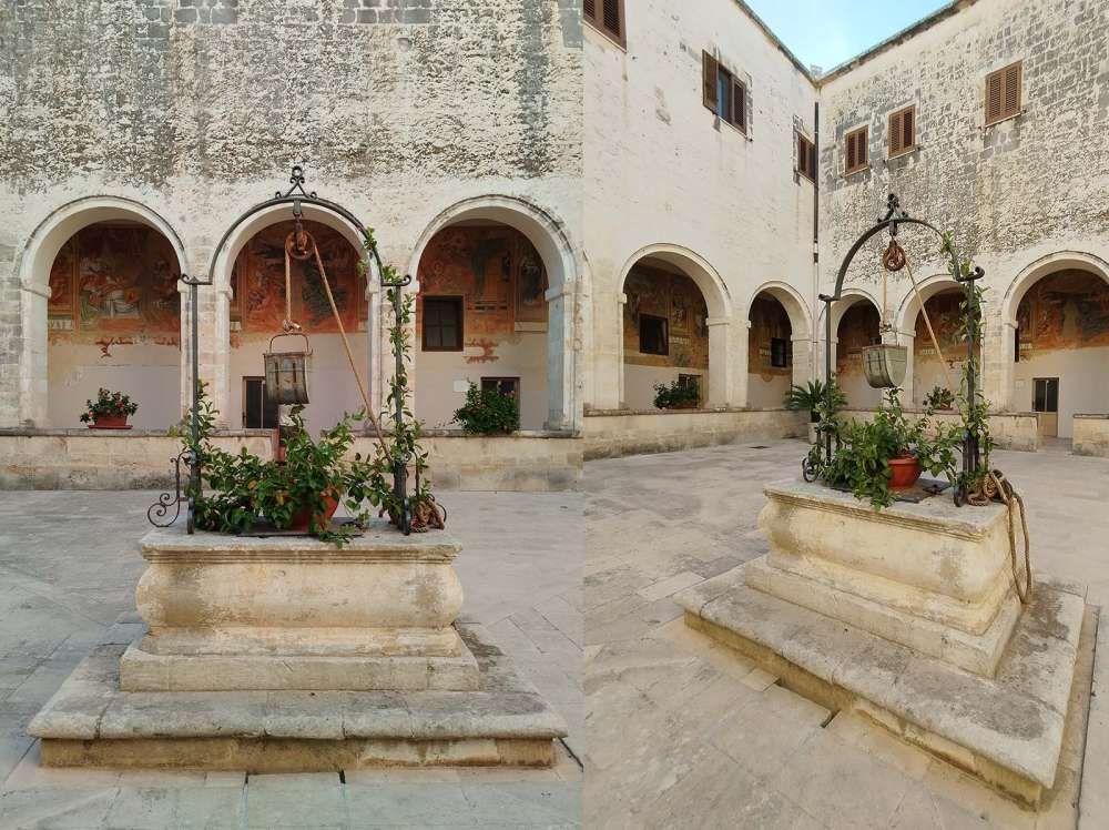 cortile interno di Galatina - blog di viaggi