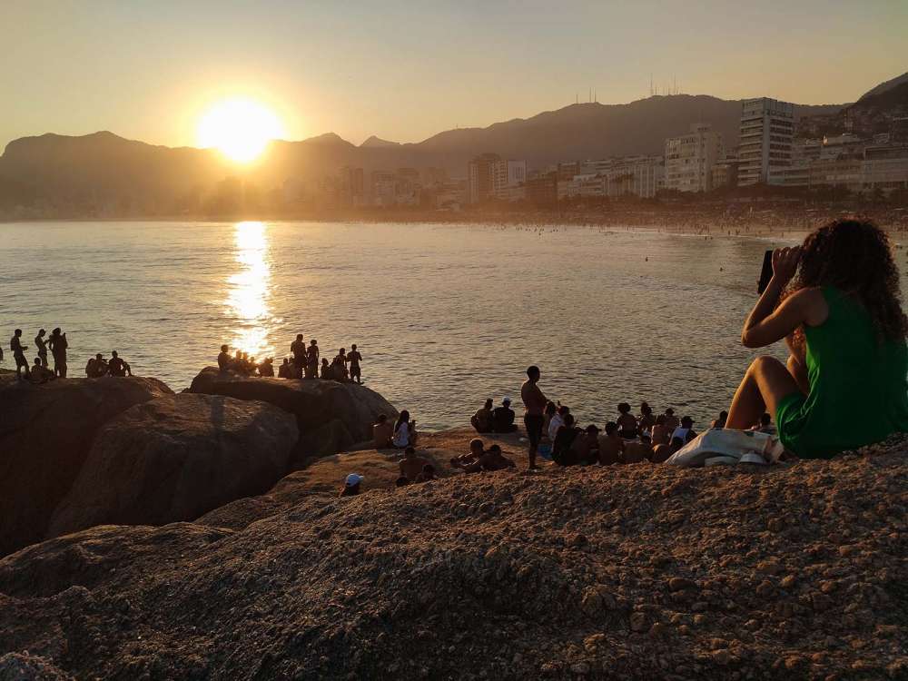 Il tramonto dell'Arpador a Rio de Janeiro sulla spiaggia di Ipanema - blog di viaggi