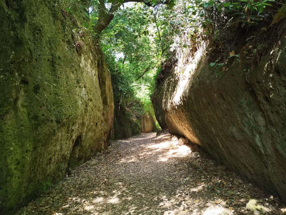 scorcio del sentiero sul cammino dei tre villaggi - blog di viaggi
