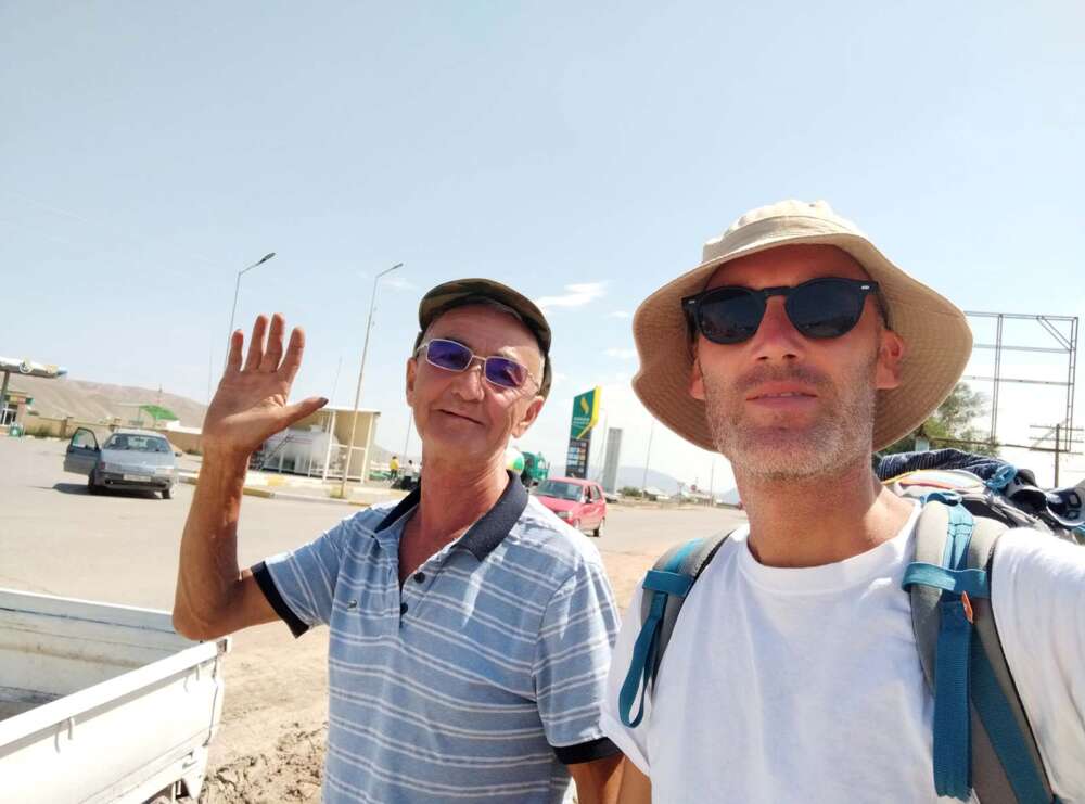 Fabio Sansone in Kirghizistan, autostop per lo Bokonbaev - blog di viaggi