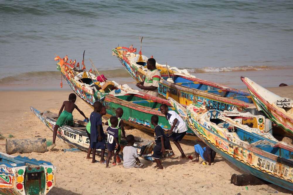 le piroghe colorate in Senegal - blog di viaggi