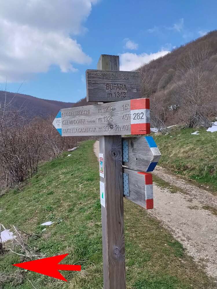 indicazioni per raggiungere la cascata di Rivo Chiaro sul Voltigno - blog di viaggi