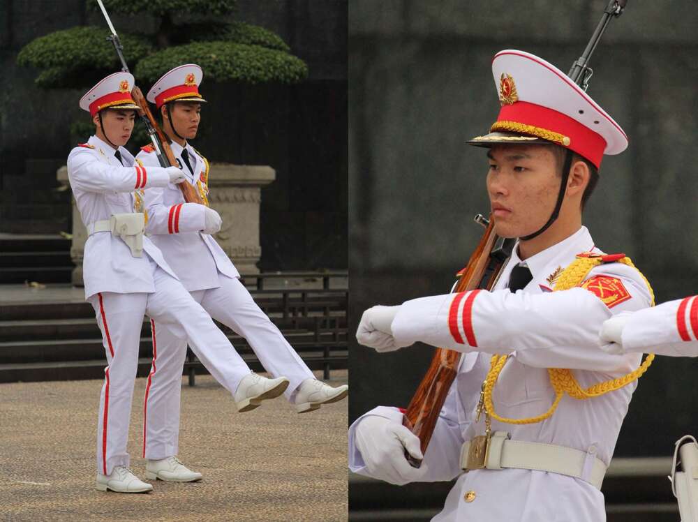 Hanoi cambio della guardia - blog di viaggi